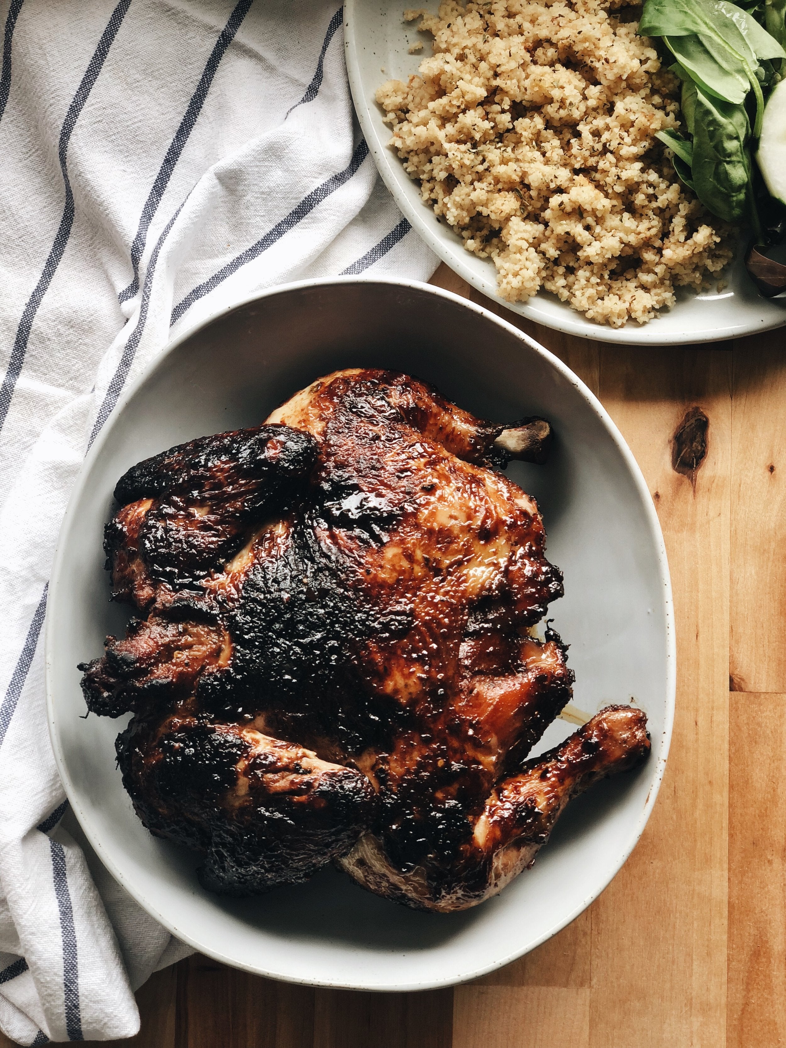 Crispy Roasted Garlic Chicken Recipe