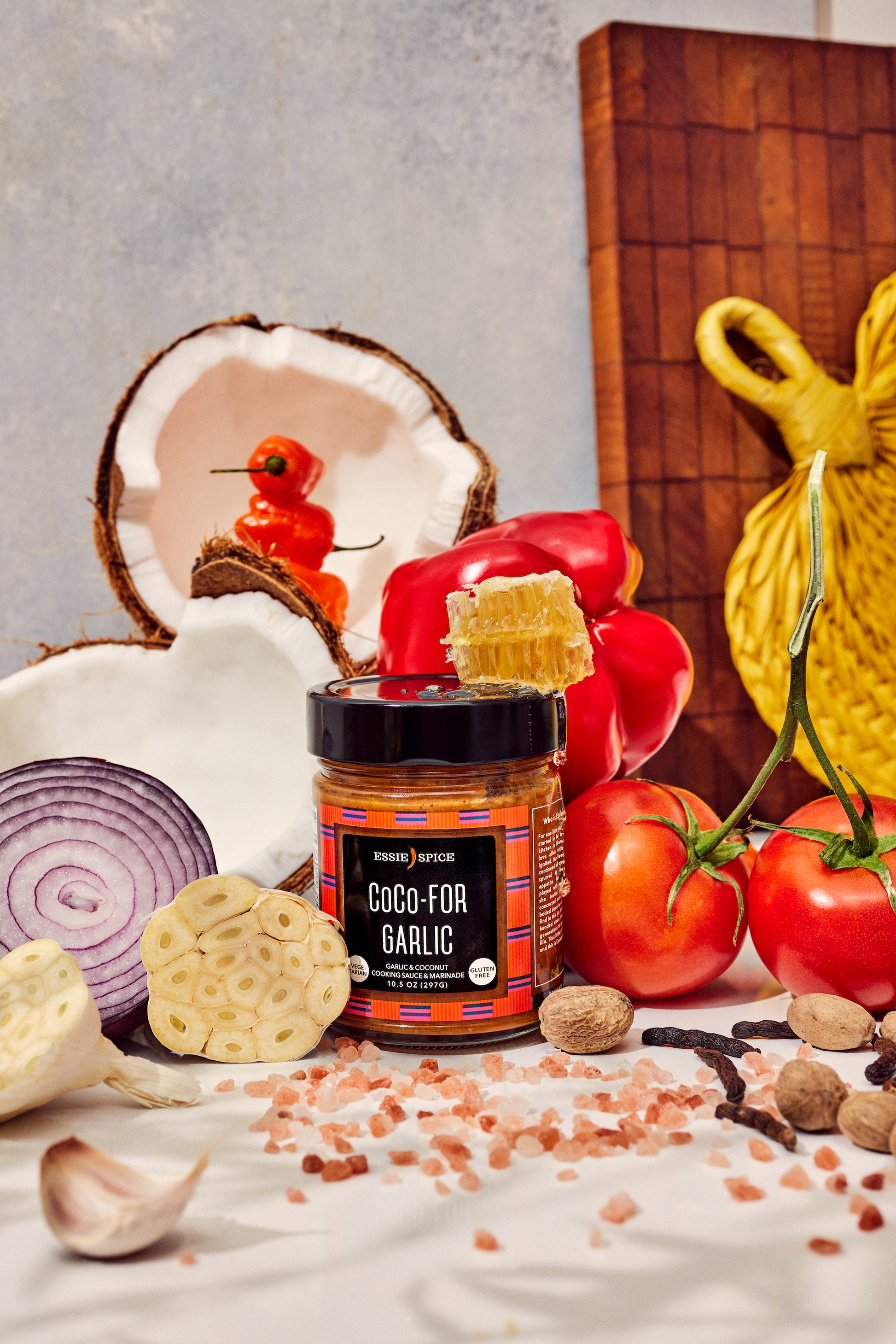 Savory + Tropical Medley: Coco-For-Garlic® + Mango Chili Medley®-EssieSpice