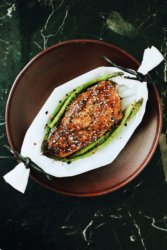 Tamarind Glazed Fish with Veggies